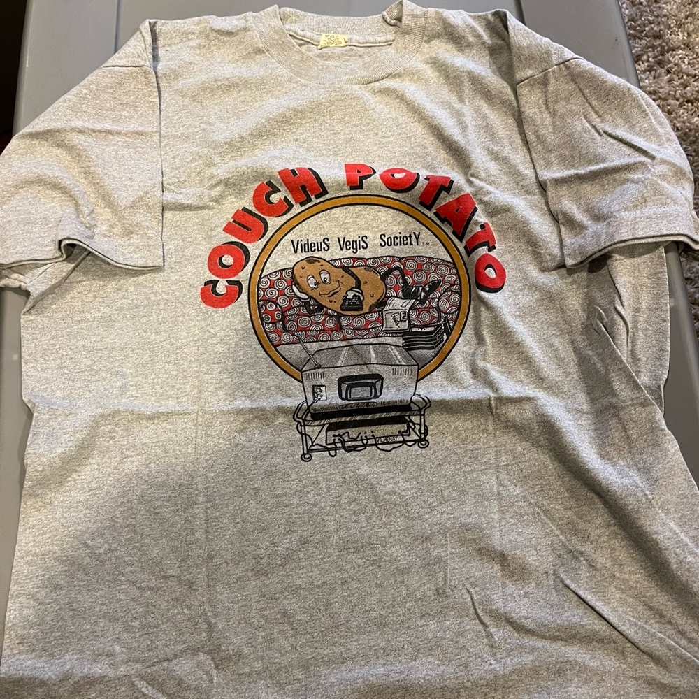 Couch Potato Shirt Sleeve Shirt Size XL